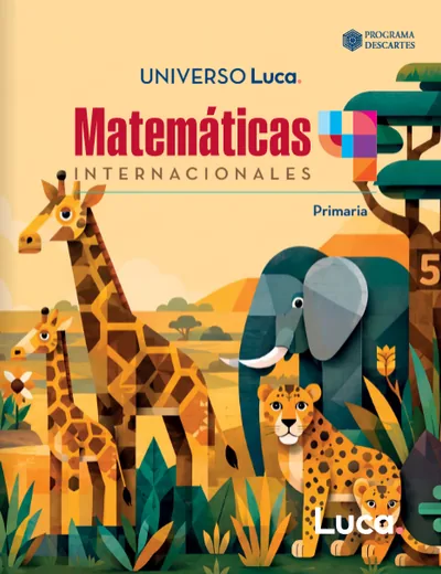 Portada de Descartes 4 — Matemáticas Internacionales · Primaria