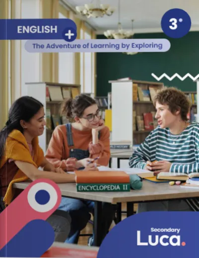 Portada de English 3 — Inglés · Secundaria