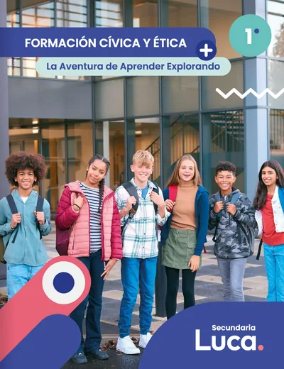Portada de Formación Cívica y Ética 1 — Formación Cívica y Ética · Secundaria