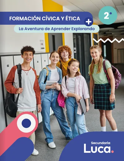 Portada de Formación Cívica y Ética 2 — Formación Cívica y Ética · Secundaria