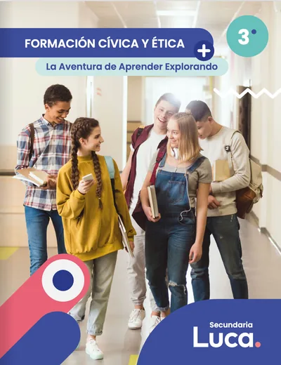 Portada de Formación Cívica y Ética 3 — Formación Cívica y Ética · Secundaria