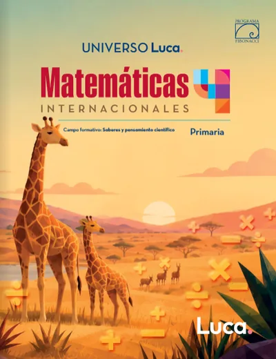 Portada de Fibonacci 4 — Matemáticas Internacionales · Primaria