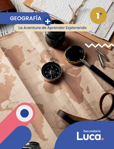 Portada de Geografía 1 — Geografía · Secundaria