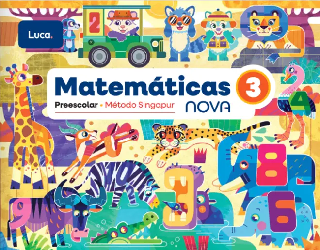 Portada de Matemáticas 3 — Matemáticas · Preescolar