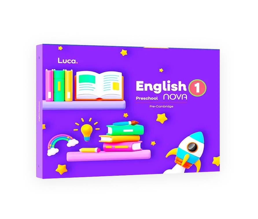 Libro de inglés — programa Preescolar Luca
