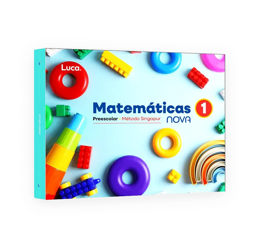 Matemáticas 1 — Preescolar, método Singapur — NOVA Luca