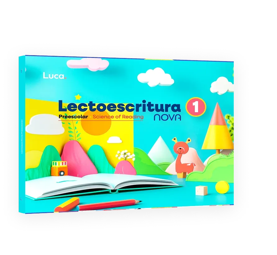 Libro de lectoescritura — programa Preescolar Luca