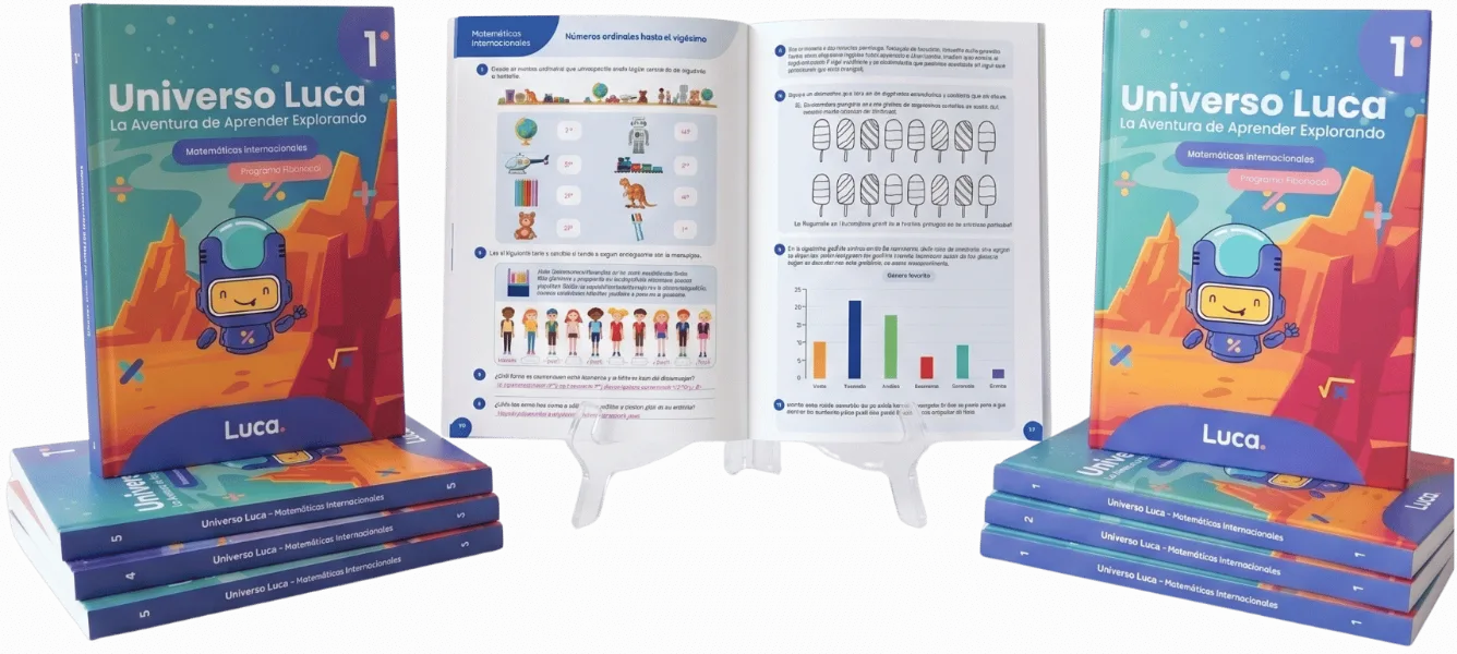Libro de matemáticas Universo Luca