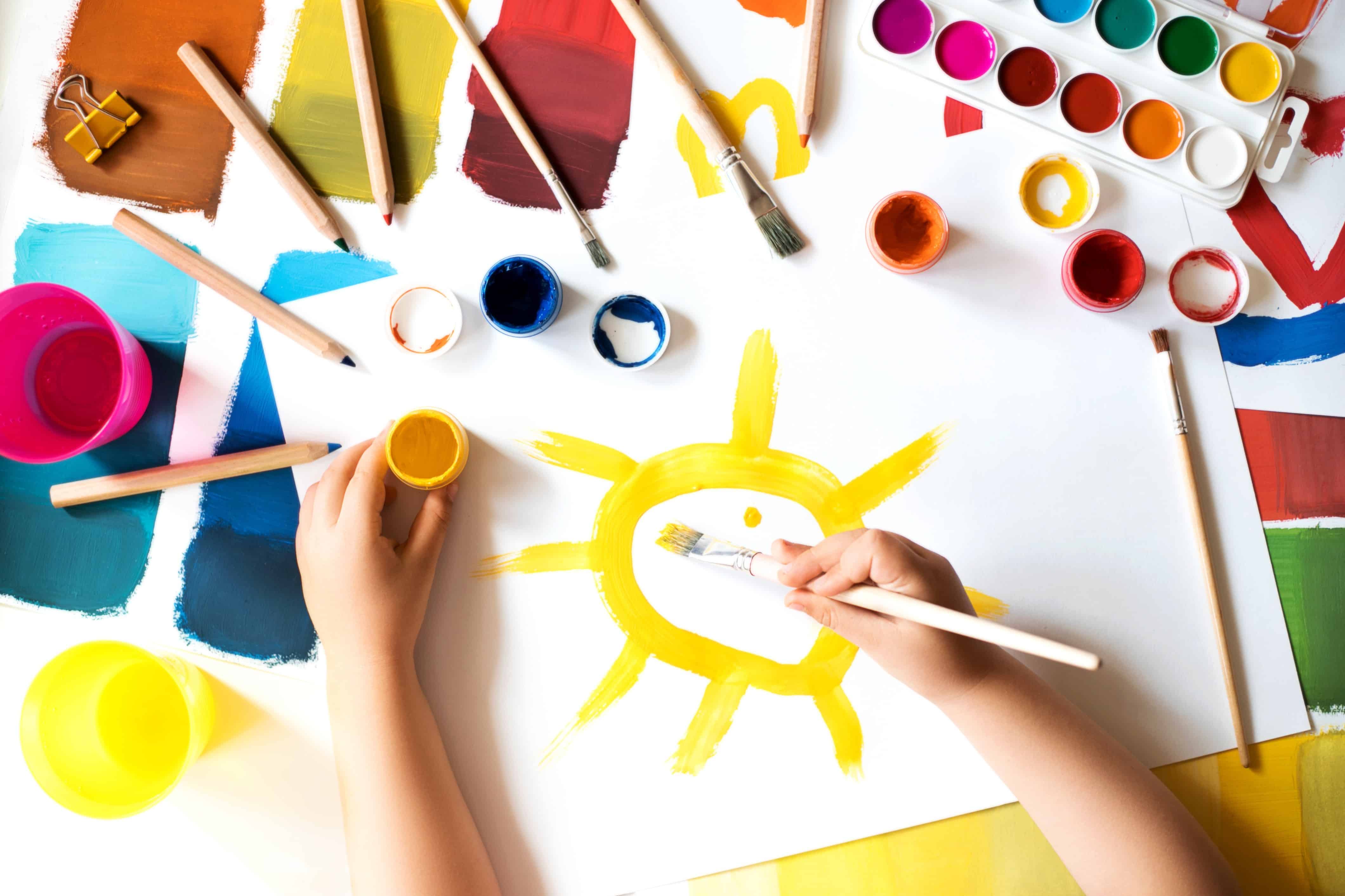 ideas para enseñar los colores en preescolar