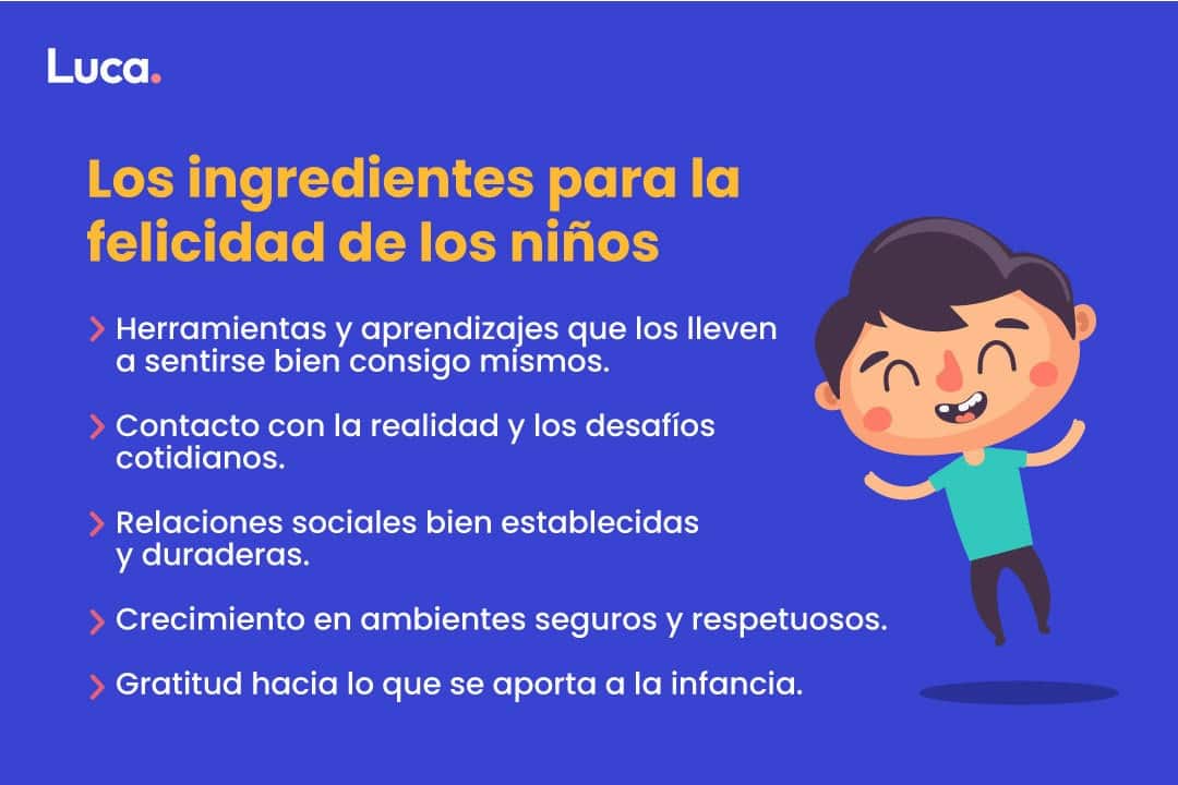 niños felices