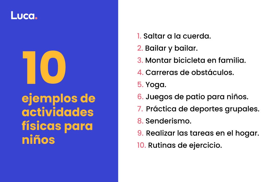 actividades físicas para niños