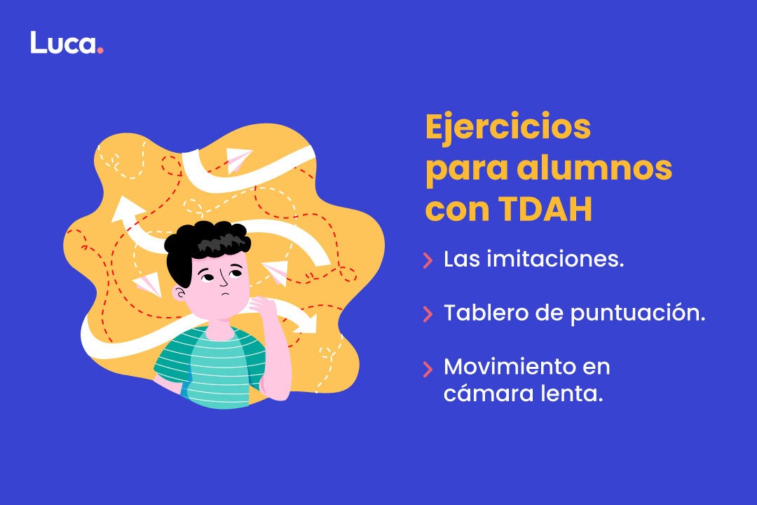 ejercicios para alumnos con tdah