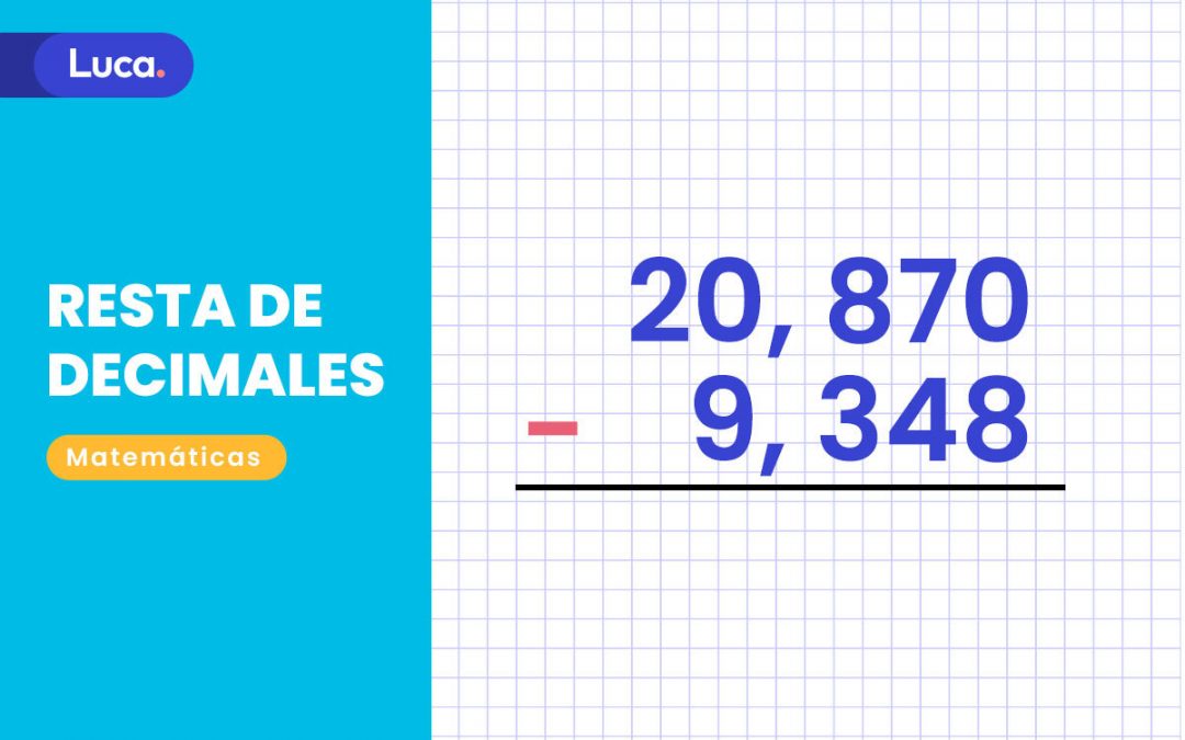 Resta de decimales: cómo resolver sustracción con decimales