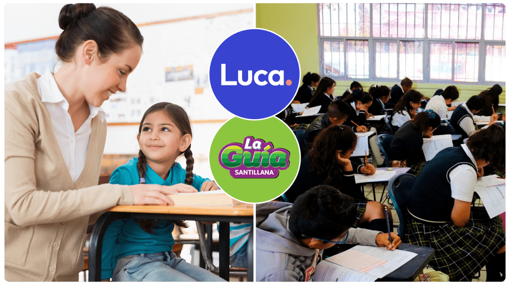 Luca santillana alianza niños estudiando