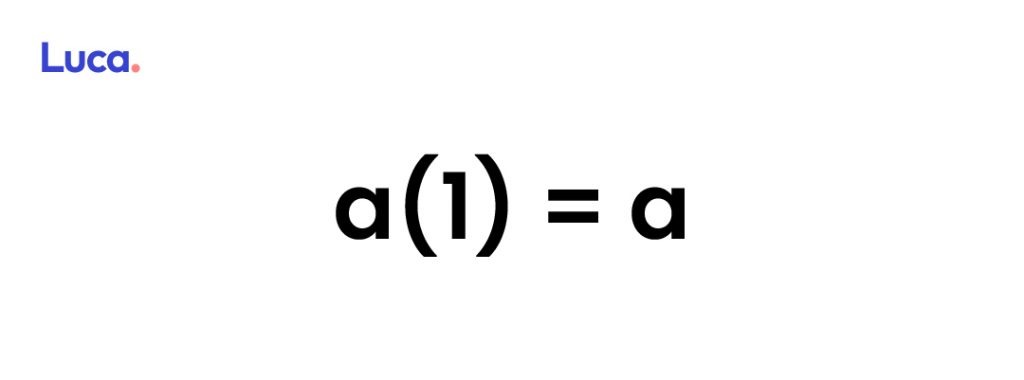 Elemento neutro de la multiplicación