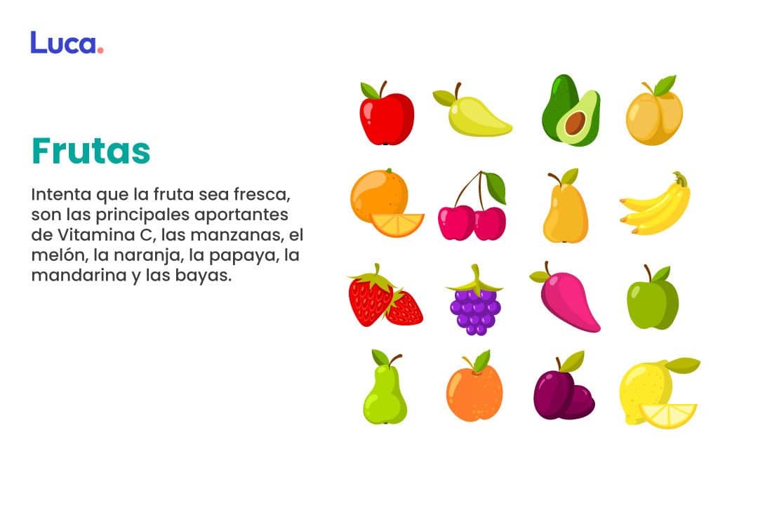 frutas y nutrición de los niños