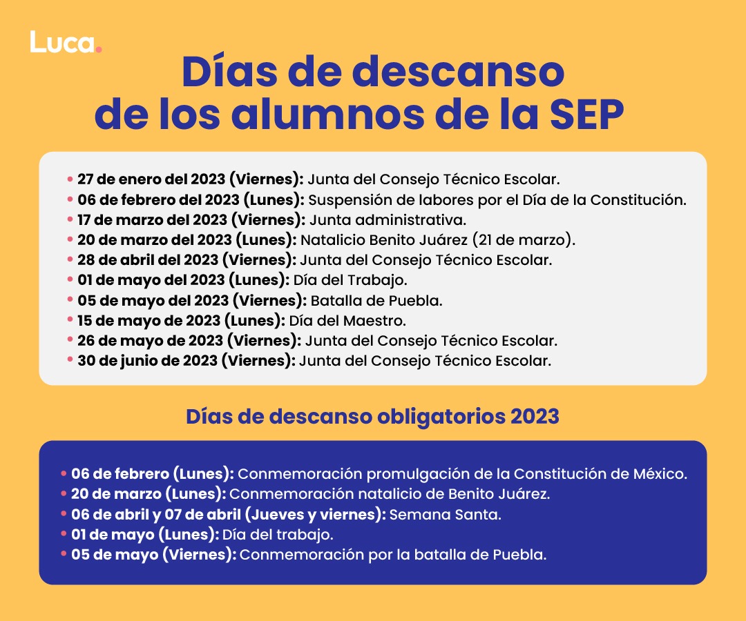 calendario escolar 2023